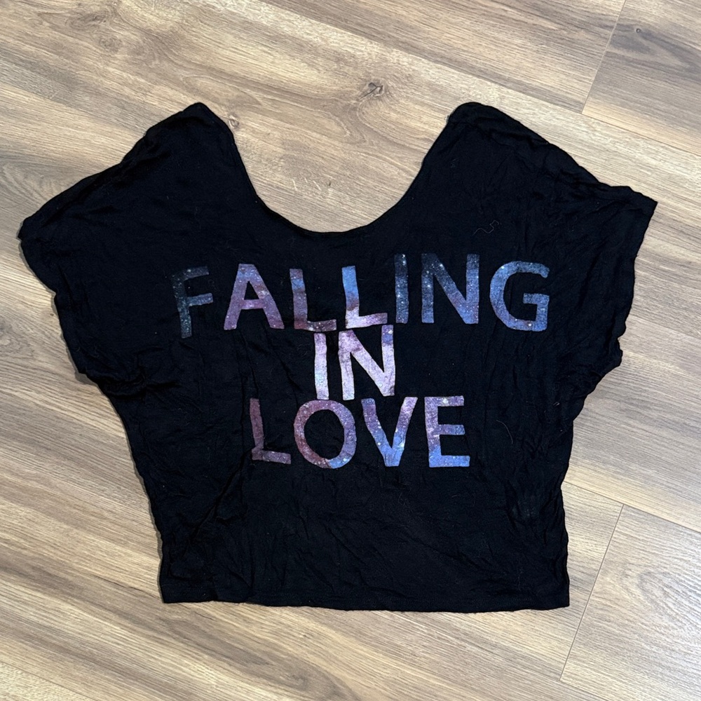 Black Graphic Women's Top